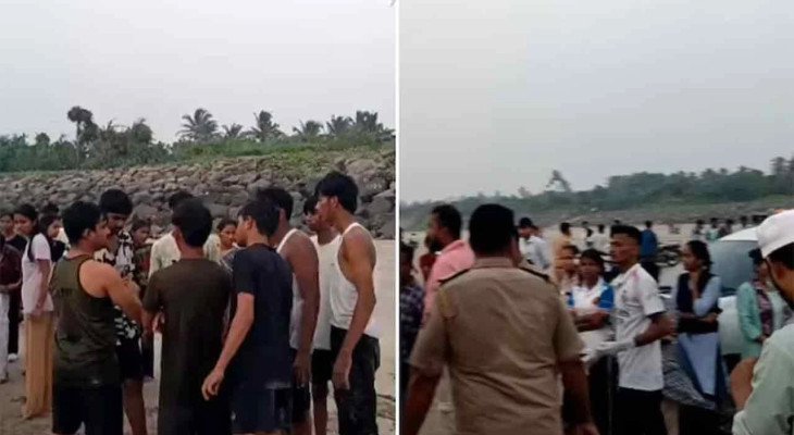 ভারতে পিকনিকে গিয়ে সমুদ্র সৈকতে ডুবে ৮ শিক্ষার্থীর মৃত্যু